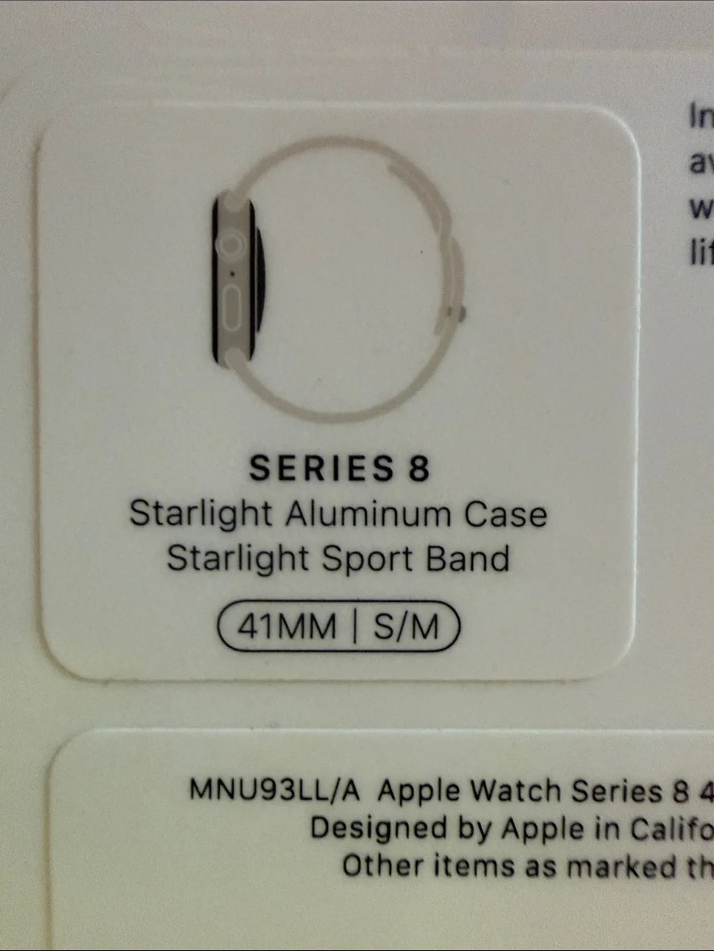 41 mm Series 8 Apple Watch